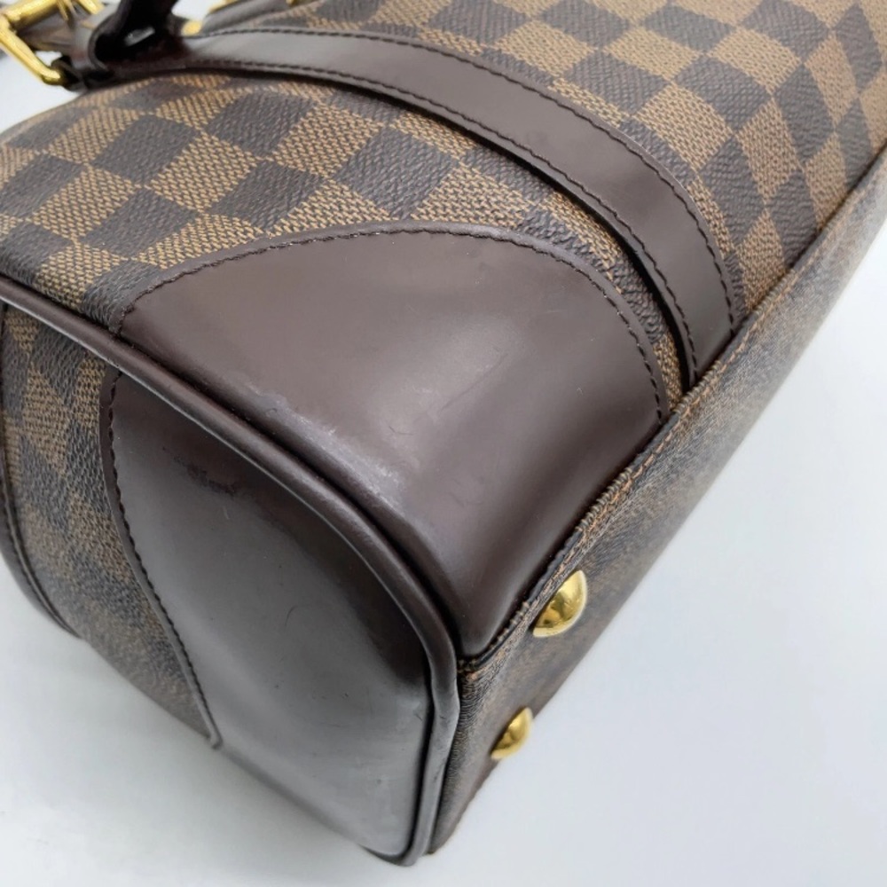 Louis Vuitton Damier Ebene Berkeley N52000 Handbag,LRG,Brn-Beige, Leather/Canvas - Picture 8 of 17